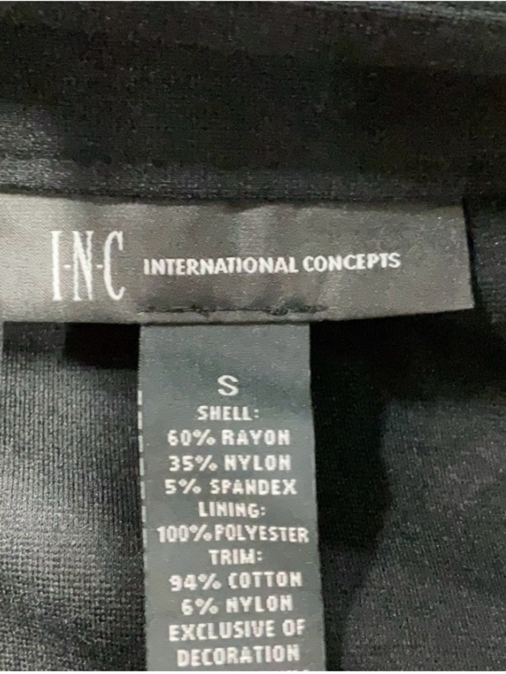 INC International Concepts military band style blazer jacket small - Picture 5 of 6